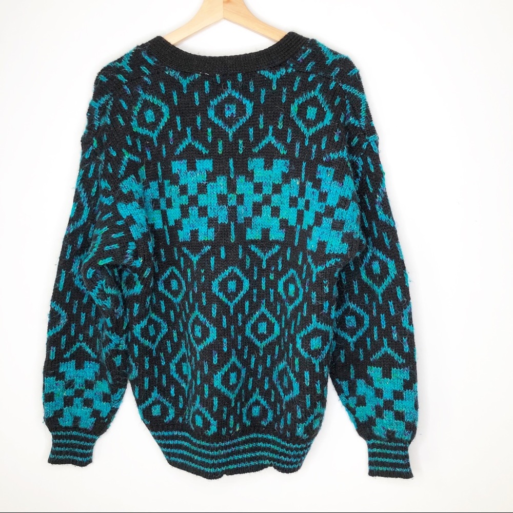 Fabrizio by Weathervane Vintage 80s Cardigan Large - Picture 3 of 11